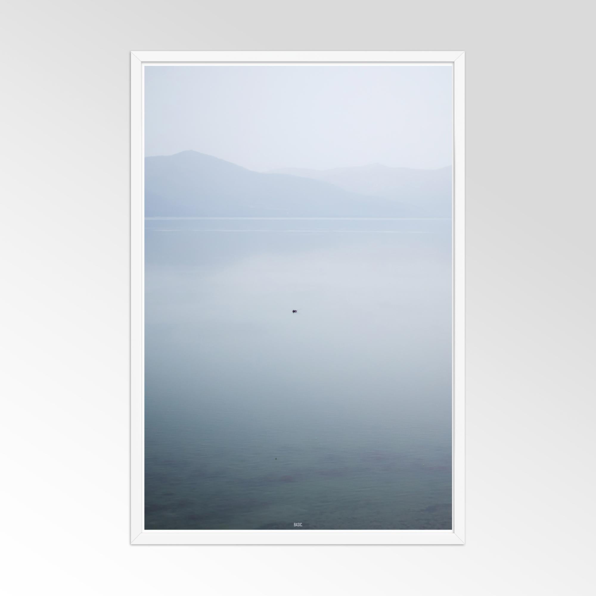 BOAT IN THE BLUE - FRAMED